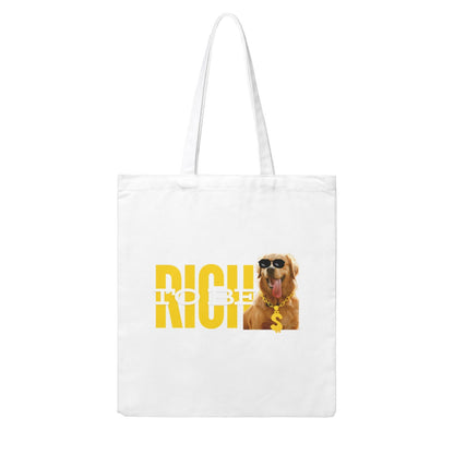 Customized Cute Pet Tote Bag -To Be Rich