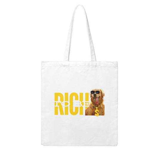 Customized Cute Pet Tote Bag -To Be Rich