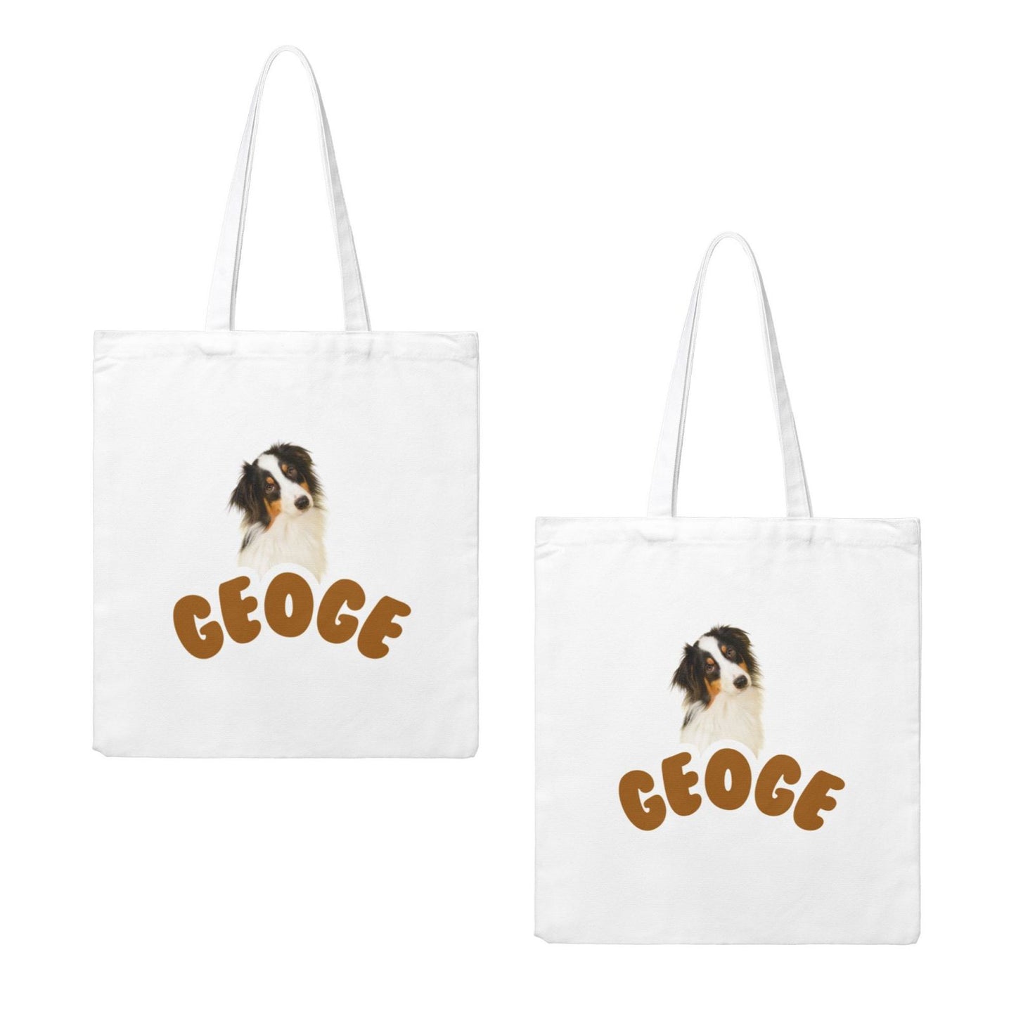 Customized Cute Pet Canvas Bag Tote Bag