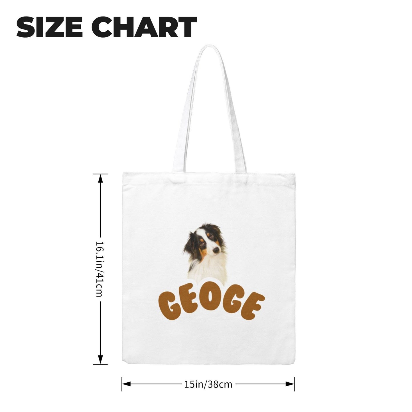 Customized Cute Pet Canvas Bag Tote Bag