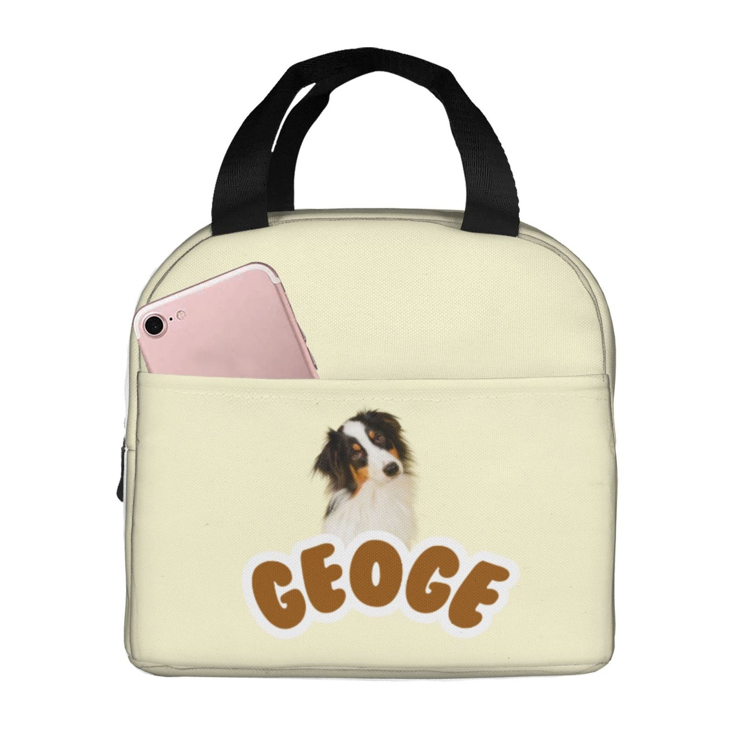 Customized Pet Photo Bento Bag Creative Style