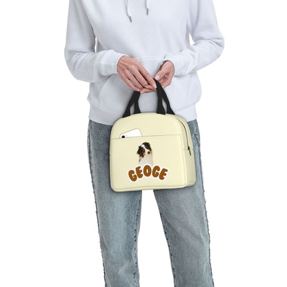 Customized Pet Photo Bento Bag Creative Style