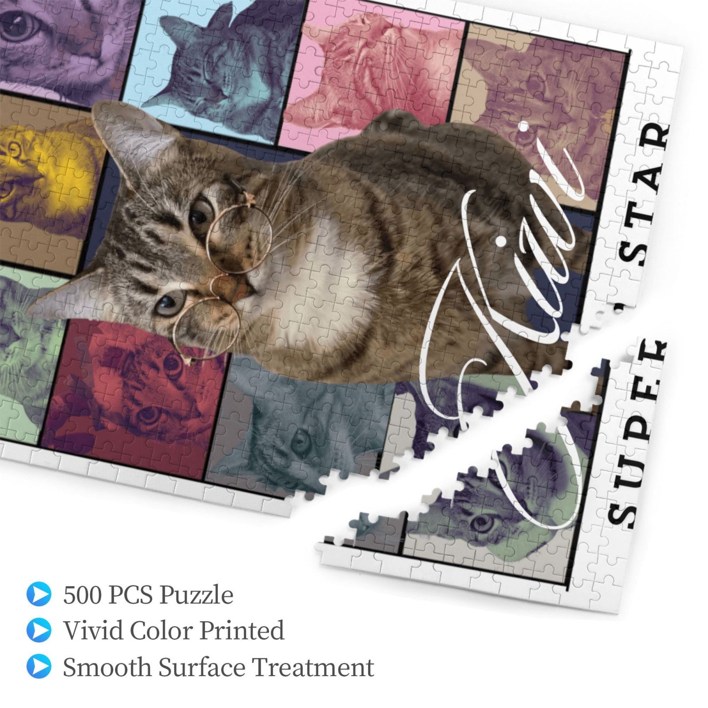 Customized Pet Puzzles, Star Posters Style