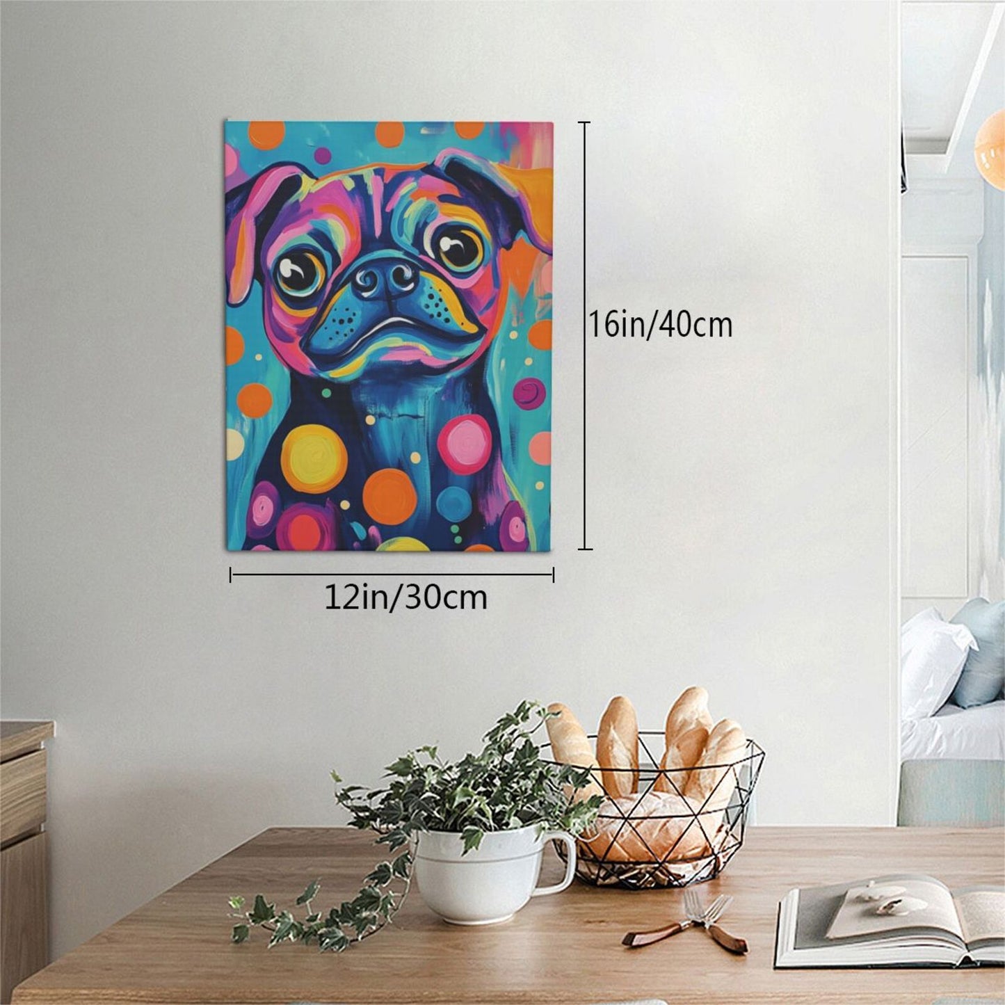 Customized Pet Painting, abstract style