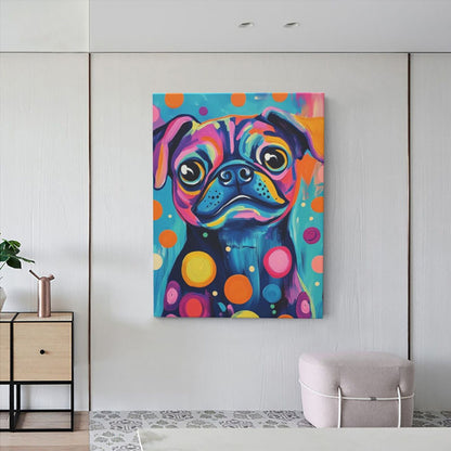 Customized Pet Painting, abstract style