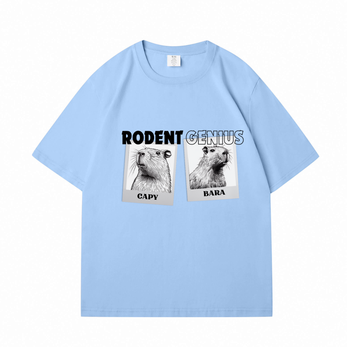 Capybara Tee Rodent Genius Funny Capybara T-Shirt