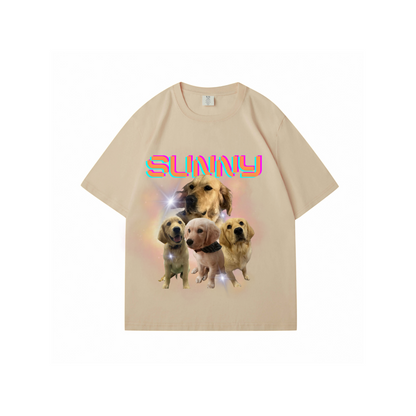 Custom Your Pet Style Tee, Retro Custom Bootleg Rap T-shirt