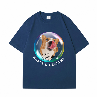 Bubble Avatar Custom Pet T-Shirt