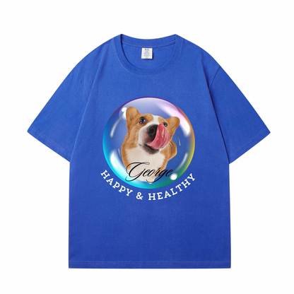 Bubble Avatar Custom Pet T-Shirt