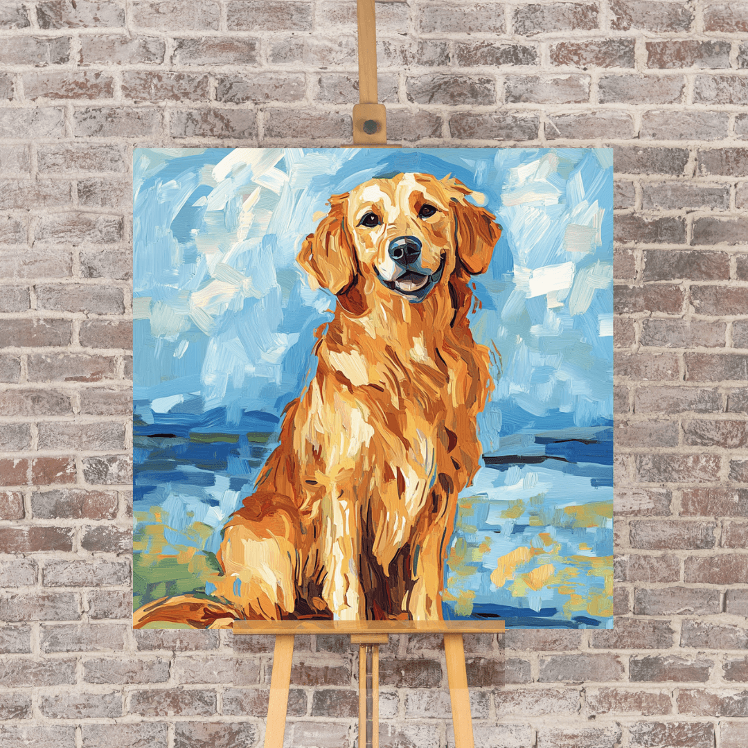 Customized Pet Painting, Oil Painting Style