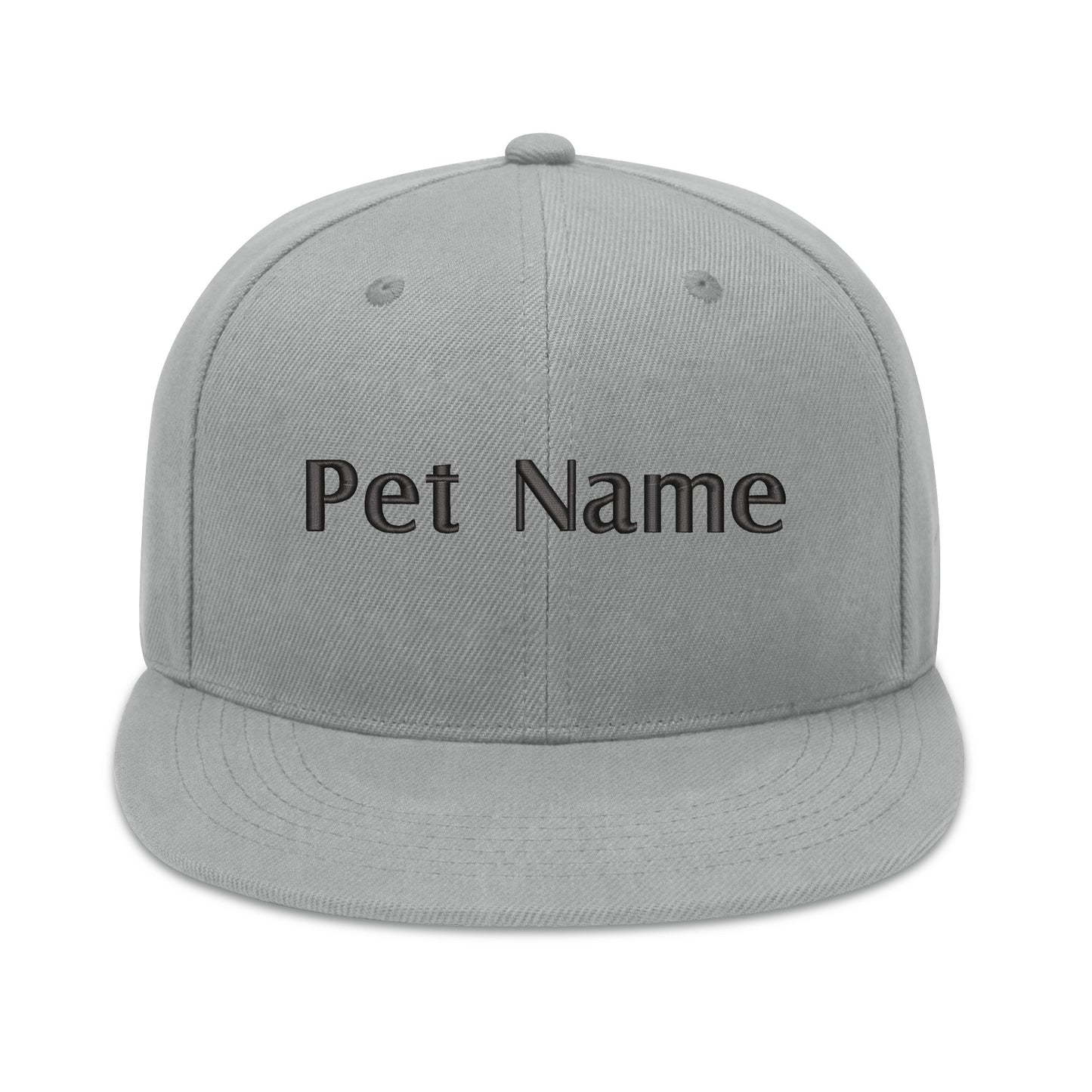 Customized Embroidered Baseball Cap, Customized Pet Name Text Hat